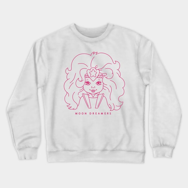 Moon Dreamers 80s cartoon Crewneck Sweatshirt by Starberry